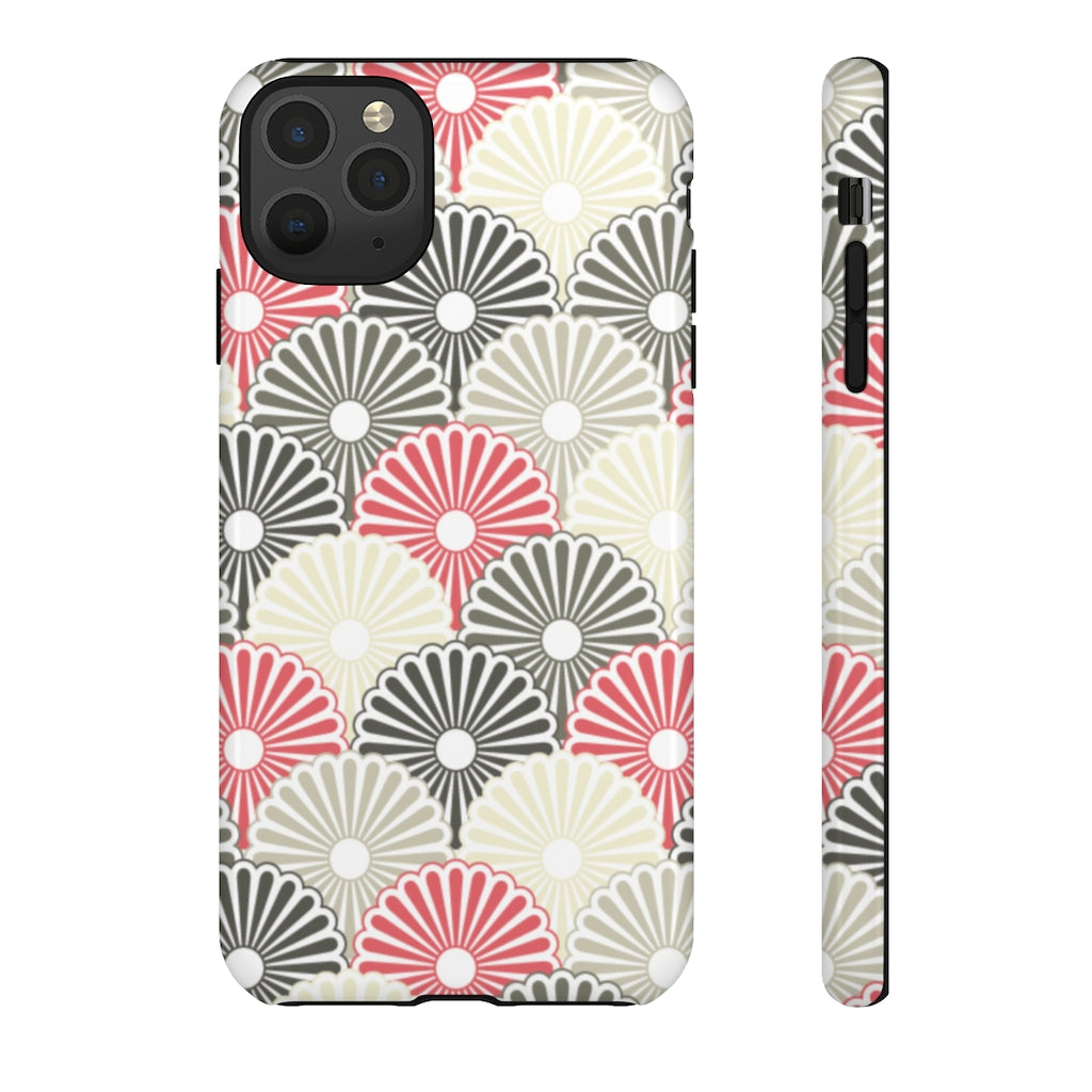 Japanese Flower Pattern iPhone Case (Protective) iPhone 11 Pro Max Glossy Phone Case