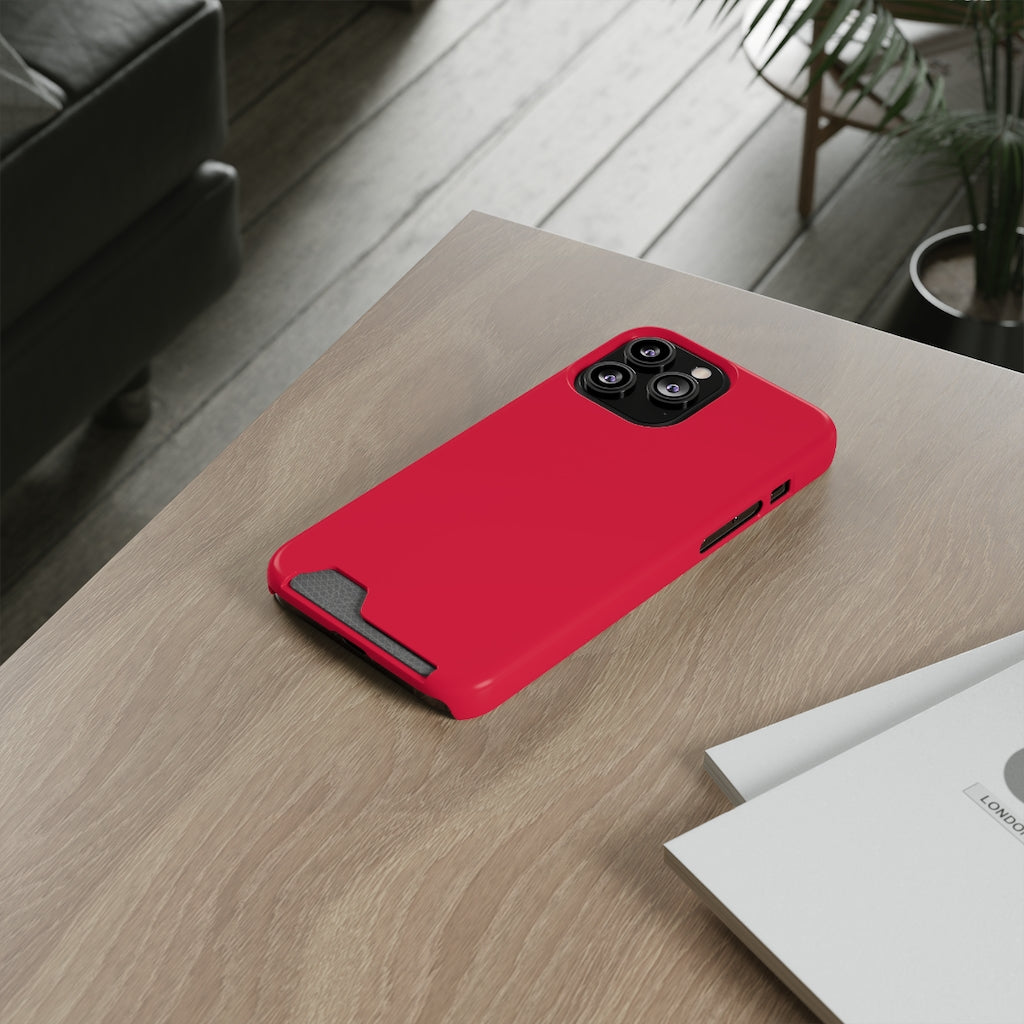 Crimson iPhone Case (Card) Phone Case