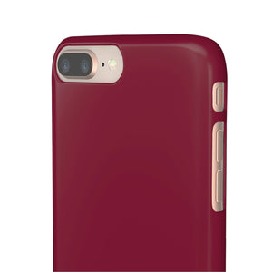 Claret Red iPhone Case (Slim) Phone Case