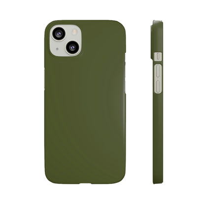 Army Green iPhone Case (Slim) iPhone 13 Matte Phone Case