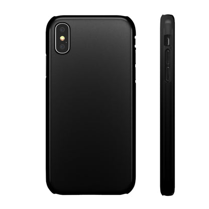 Black iPhone Case (Slim) iPhone X Glossy Phone Case