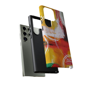 Abstract Yellow Android Case (Protective) Phone Case