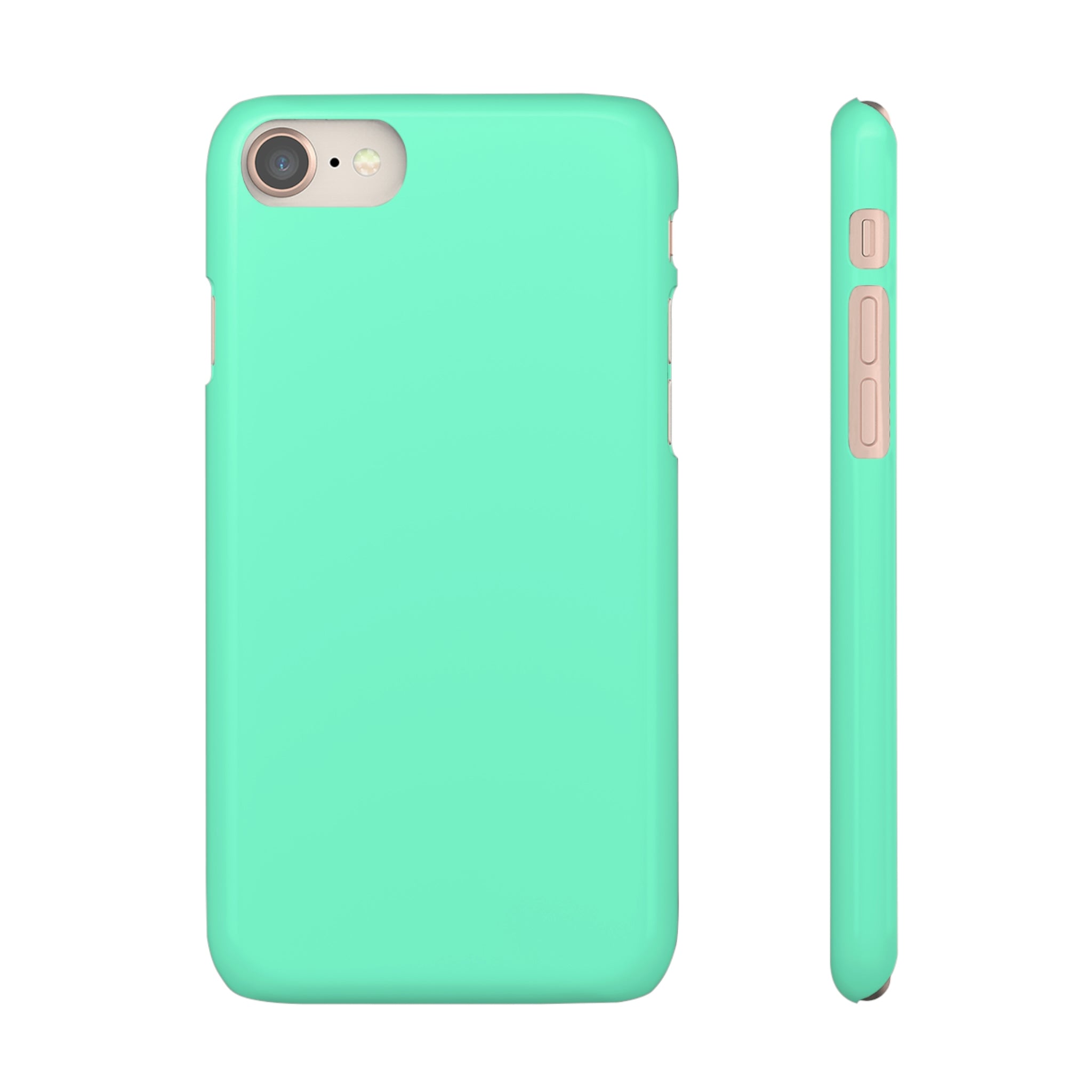 Aquamarine iPhone Case (Slim) iPhone 8 Glossy Phone Case