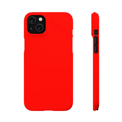 Candy Apple Red iPhone Case (Slim) iPhone 14 Plus Matte Phone Case