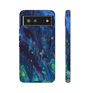 Green Opal Ink Art Android Case (Protective) Google Pixel 6 Glossy Phone Case