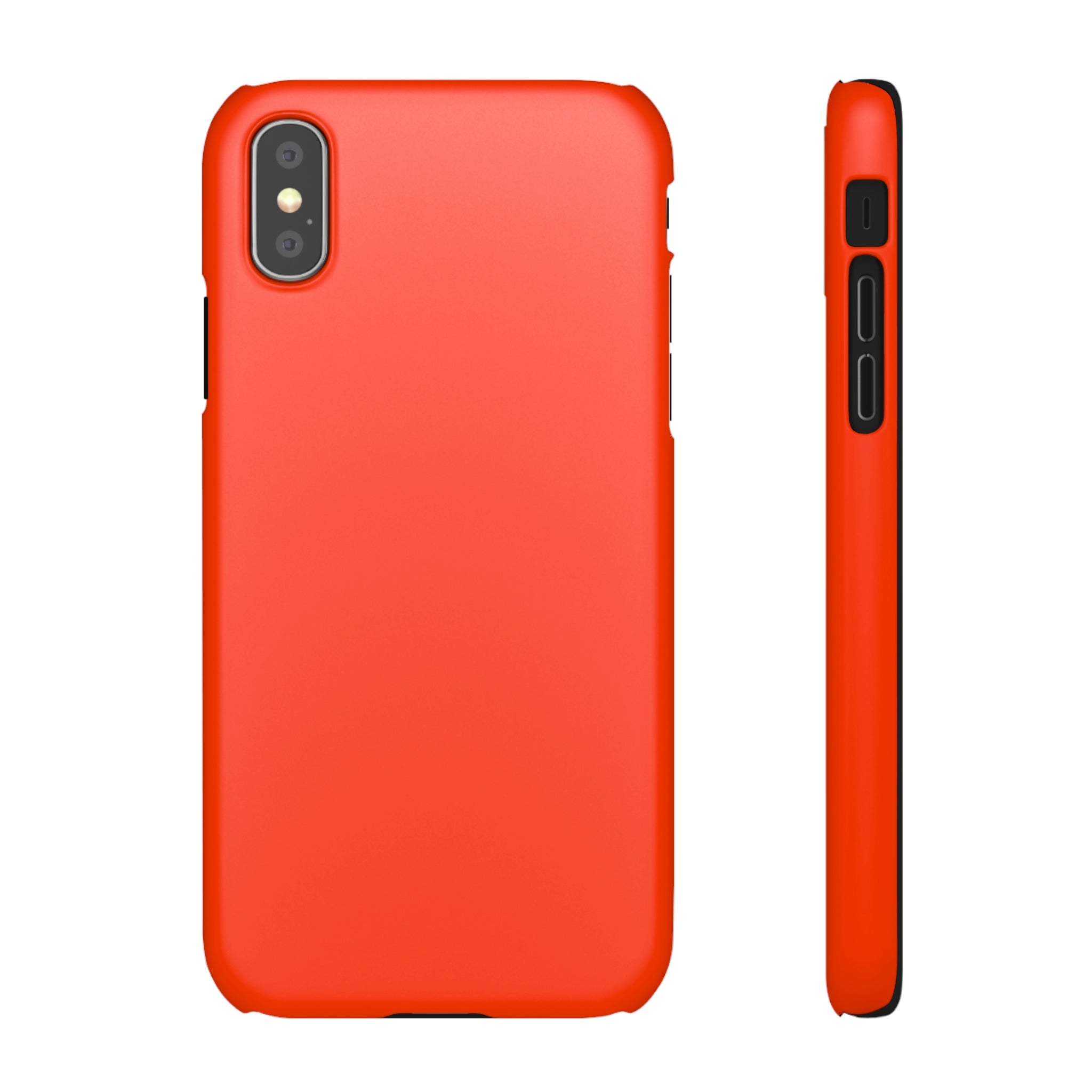 Coquelicot Orange iPhone Case (Slim) iPhone XS Matte Phone Case