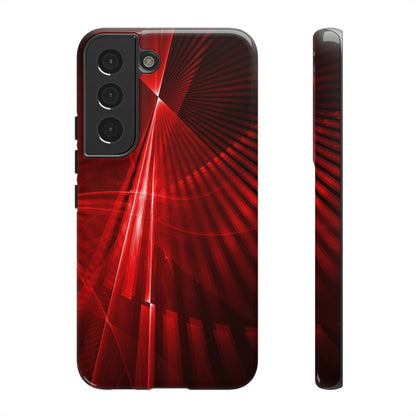 Red Disco Lights Android Case (Protective) Samsung Galaxy S22 Glossy Phone Case