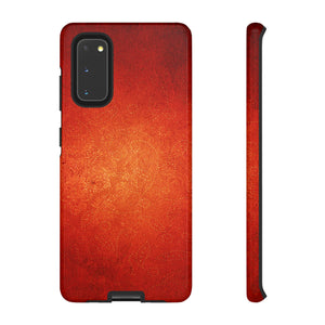 Red Grunge Android Case (Protective) Samsung Galaxy S20 Glossy Phone Case