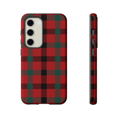 Red Flannel Android Case (Protective) Samsung Galaxy S23 Glossy Phone Case