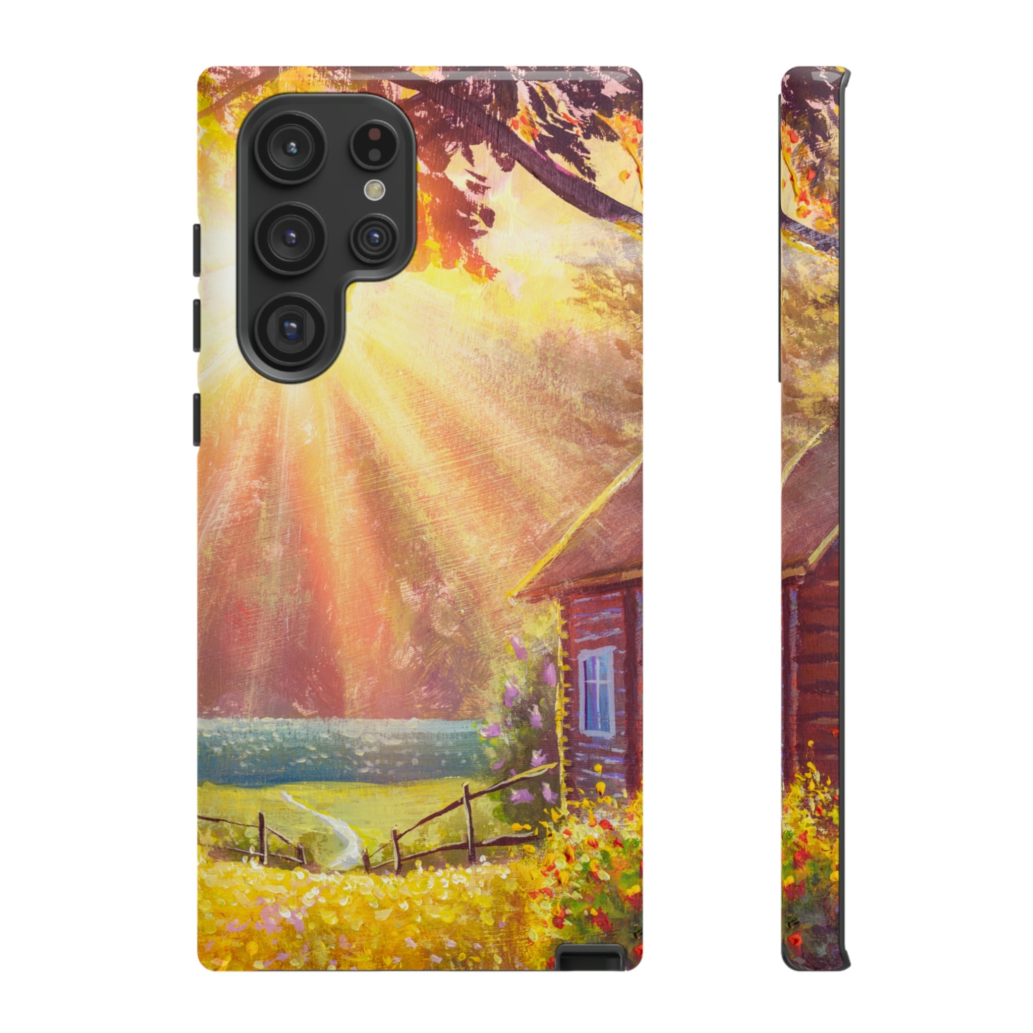 Flower Bushes Android Case (Protective) Samsung Galaxy S22 Ultra Glossy Phone Case