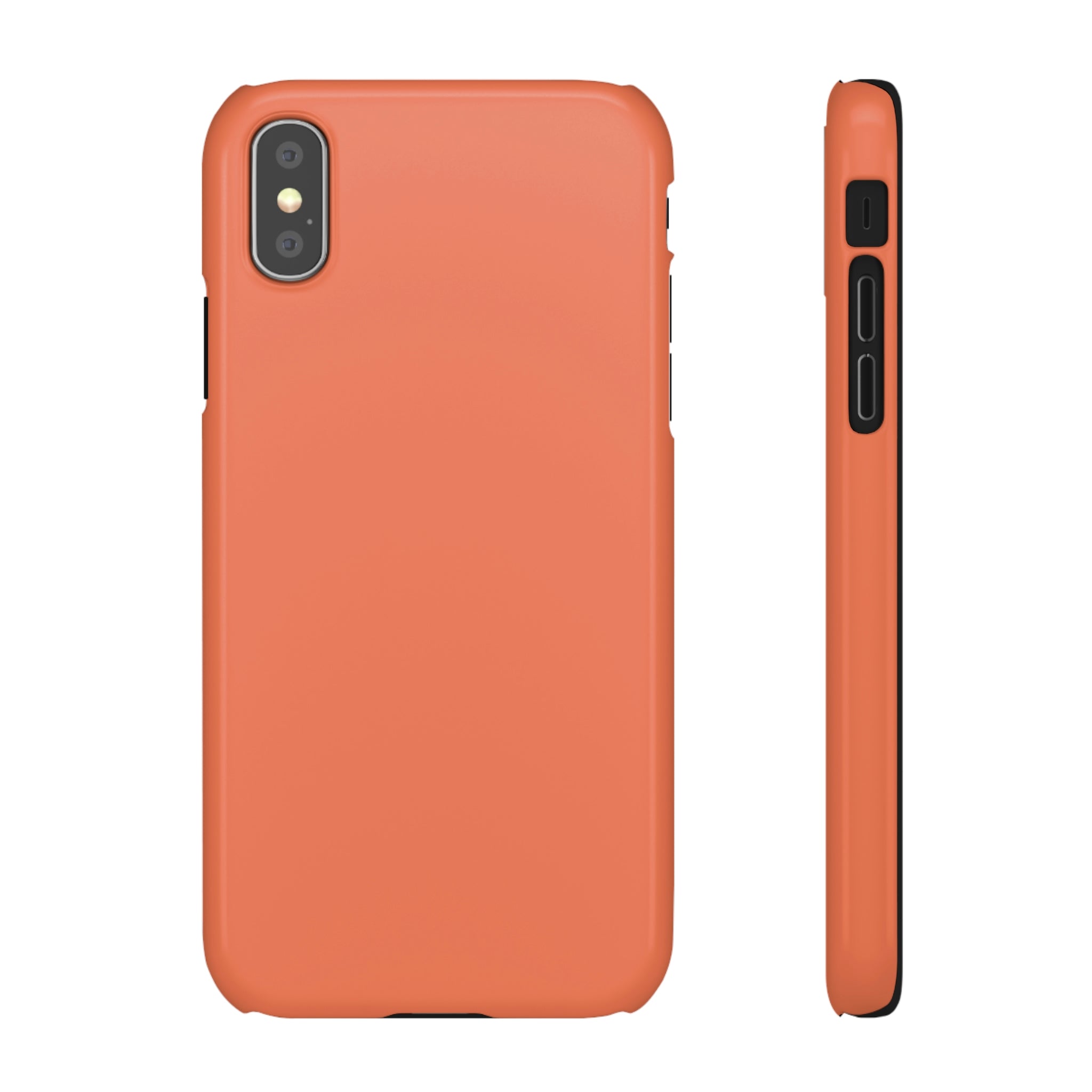 Burnt Sienna iPhone Case (Slim) iPhone XS Glossy Phone Case