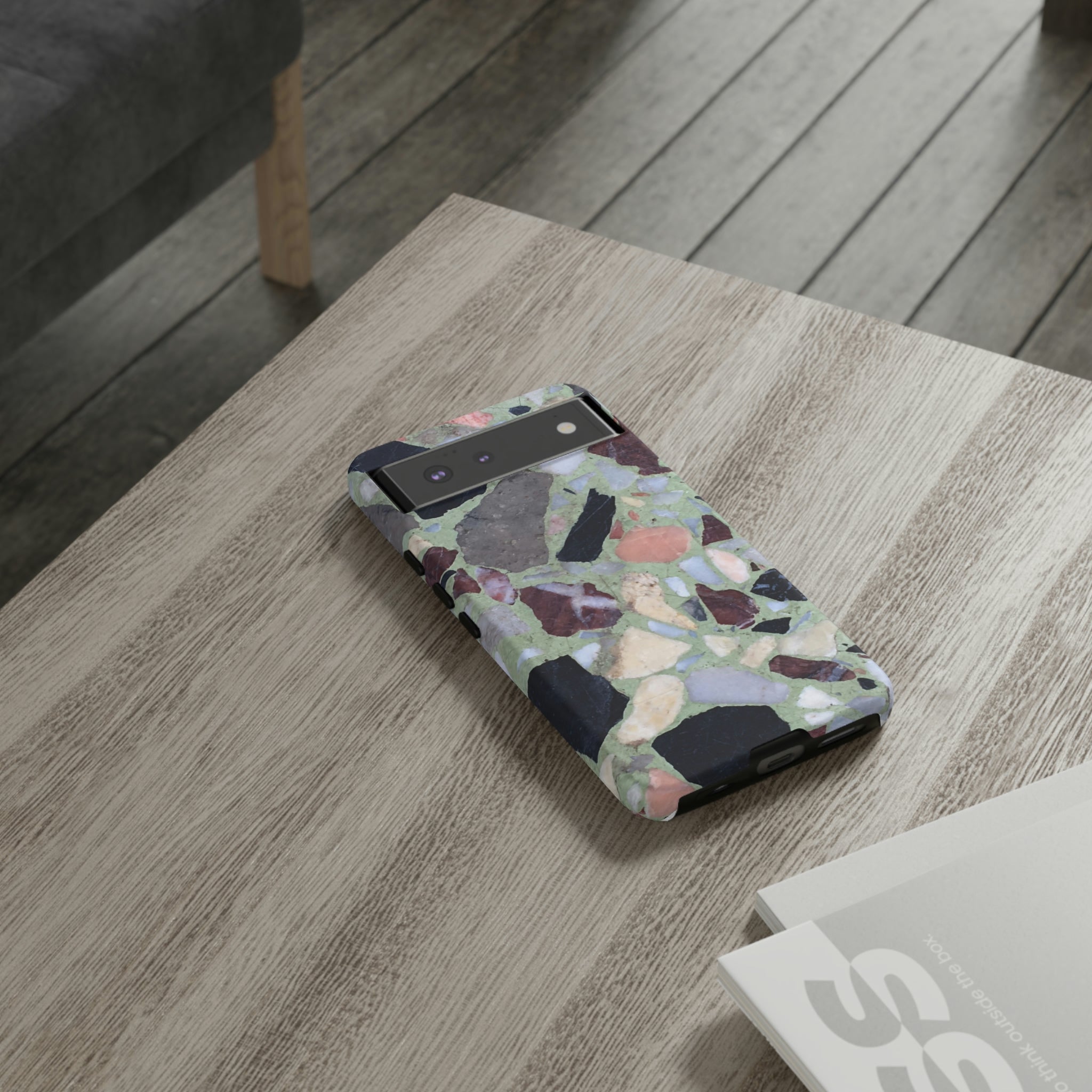 Terrazzo in Green Android Case (Protective) Phone Case