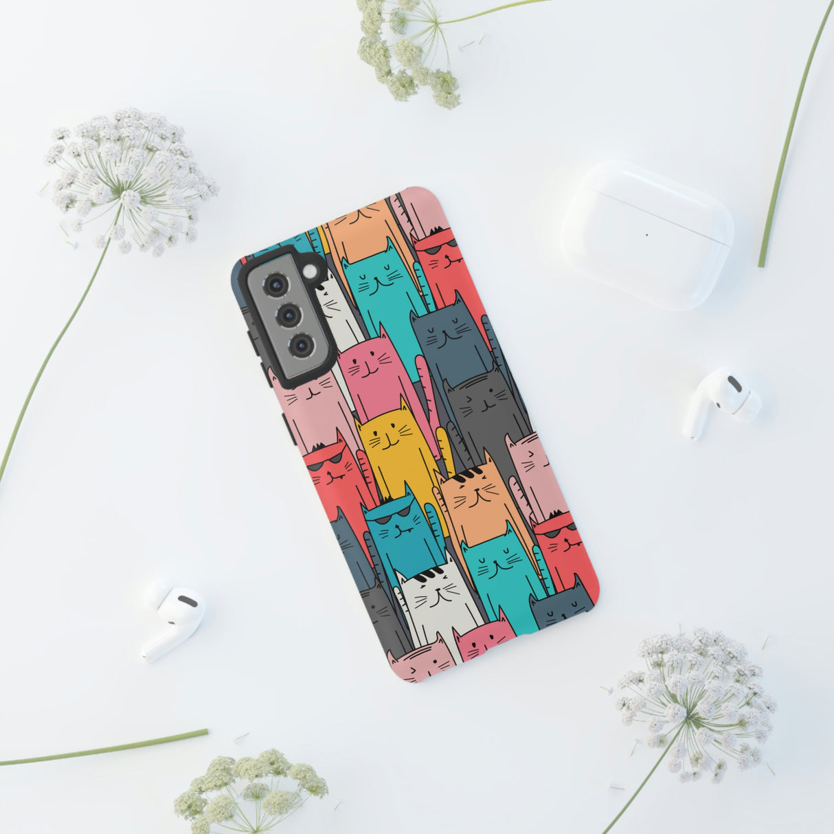 Colorful Cats Android Case (Protective) Phone Case