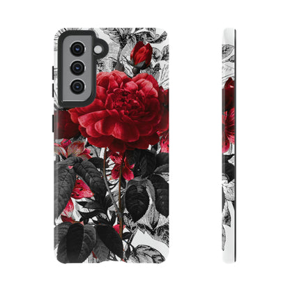 Grunicked Gothic Flower Samsung Case (Protective) Samsung Galaxy S21 Glossy Phone Case