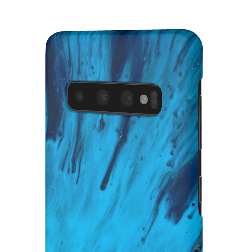 Light Blue Ink Art Android Case (Slim) Phone Case