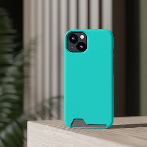 Bright Turquoise iPhone Case (Card) Phone Case