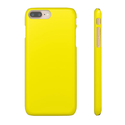 Canary Yellow iPhone Case (Slim) iPhone 8 Plus Glossy Phone Case