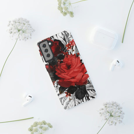 Cheruse Gothic Flower Samsung Case (Protective) Phone Case