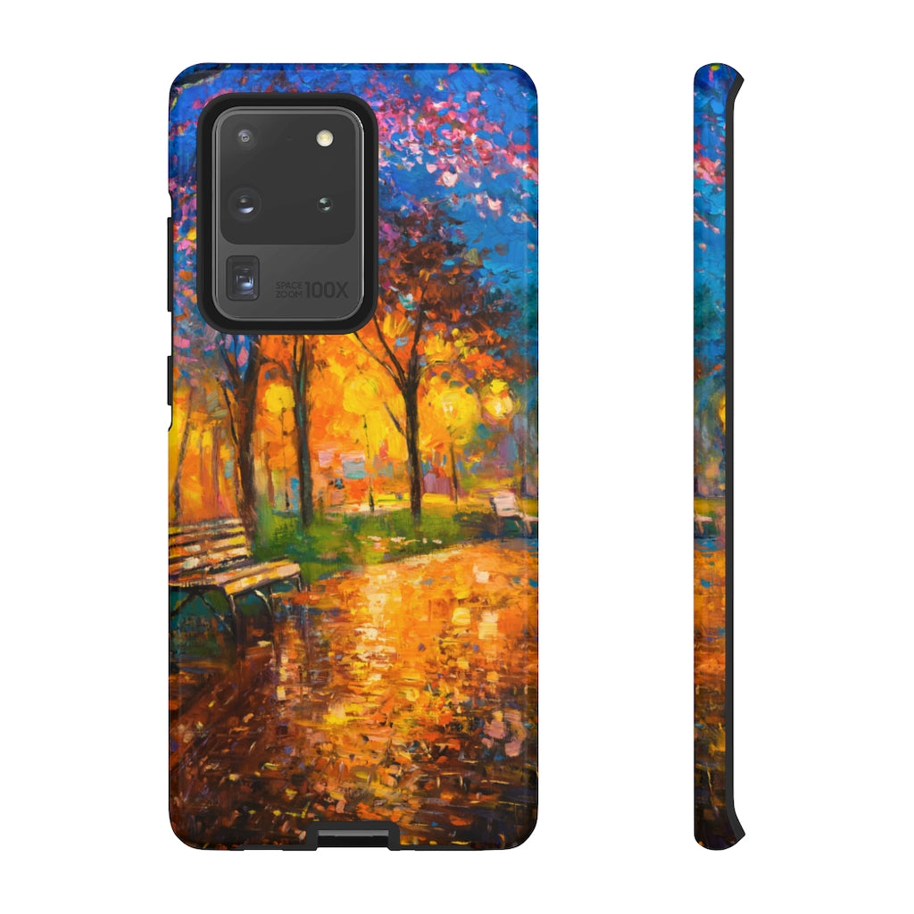 Oil painting - Autumn Landscape Samsung Case (Protective) Samsung Galaxy S20 Ultra Glossy Phone Case