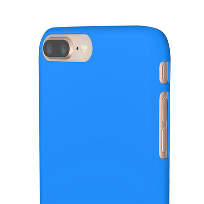 Dodger Blue iPhone Case (Slim) Phone Case