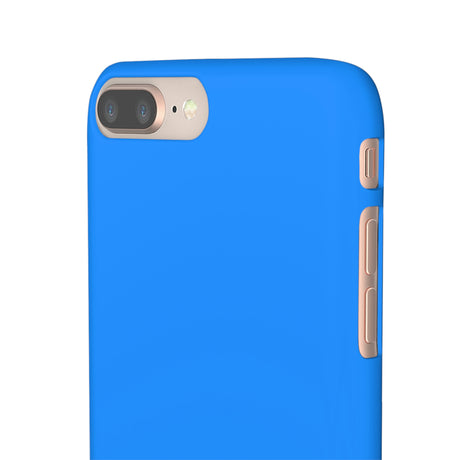 Dodger Blue iPhone Case (Slim) Phone Case