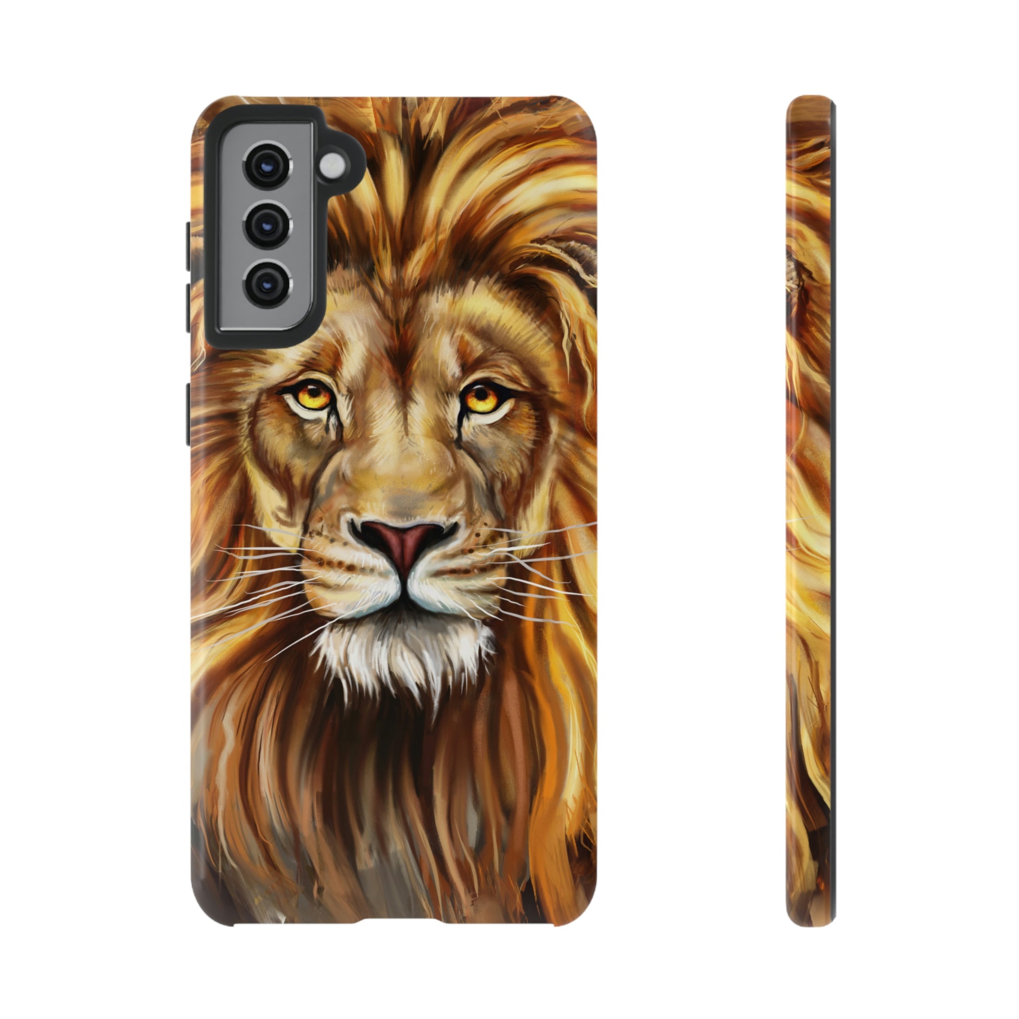 Lion Android Case (Protective) Samsung Galaxy S21 Plus Glossy Phone Case