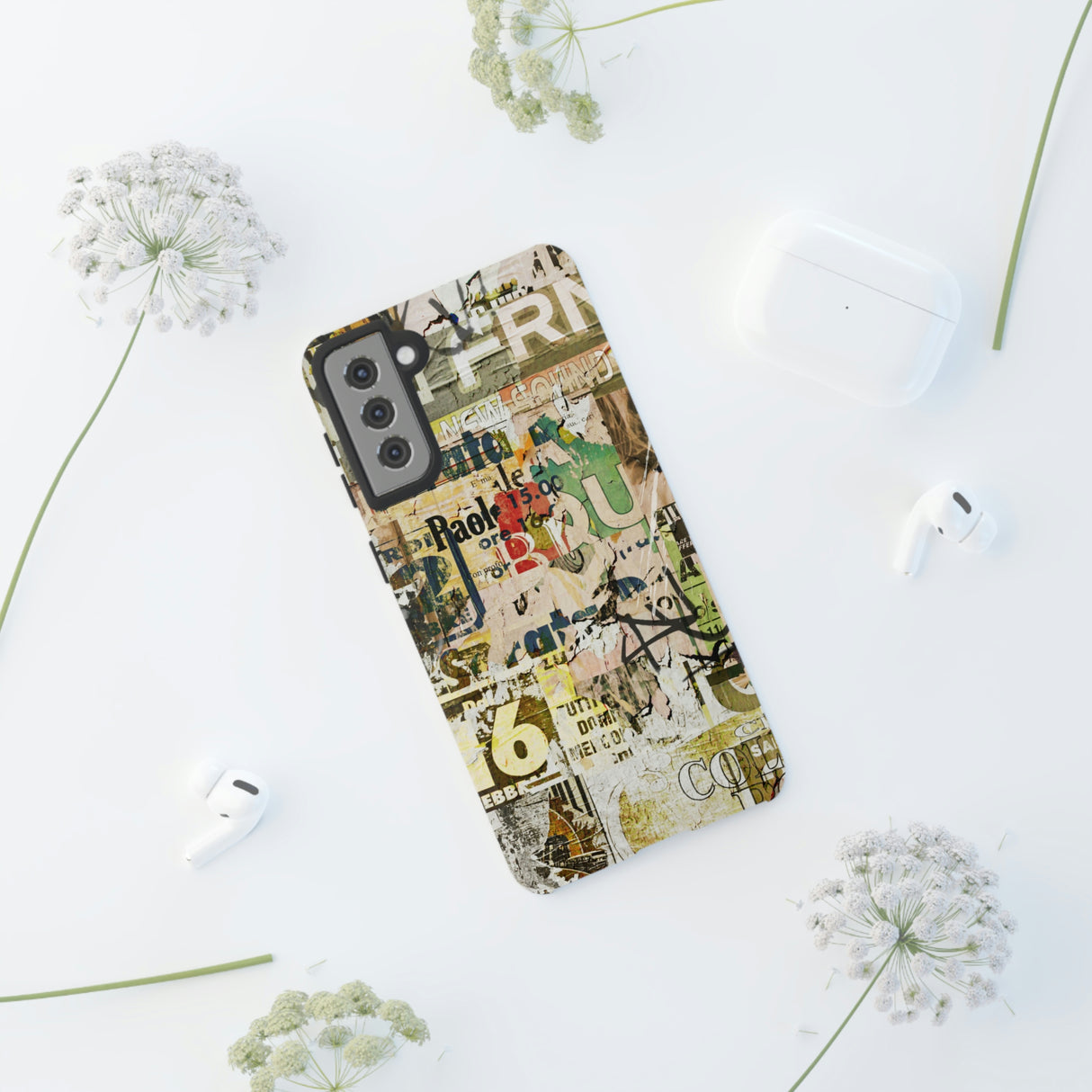 Grunge Vintage Poster Android Case (Protective) Phone Case