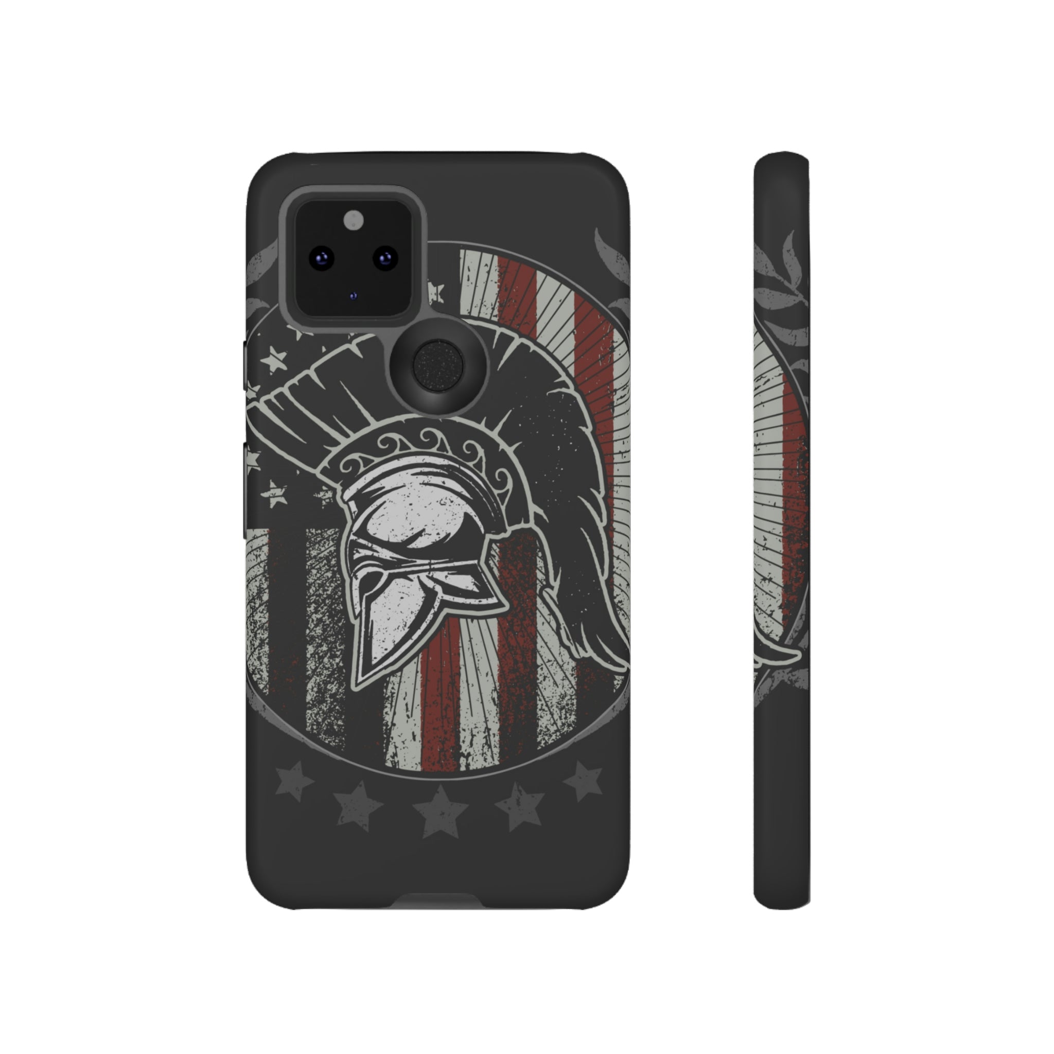 Sparta Helmet Emblem Android Case (Protective) Google Pixel 5 5G Matte Phone Case