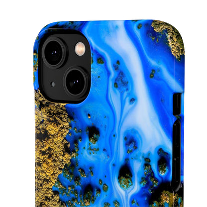 Blue River Ink Art iPhone Case (Slim) Phone Case