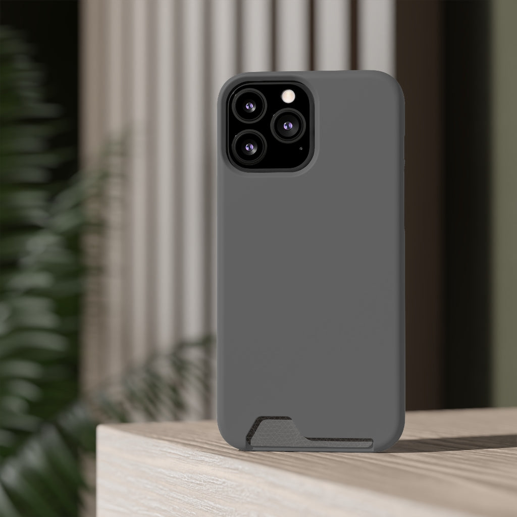 Dim Gray iPhone Case (Card) Phone Case