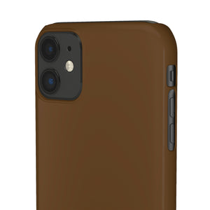 Dark Brown iPhone Case (Slim) Phone Case