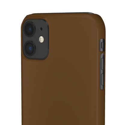 Dark Brown iPhone Case (Slim) Phone Case