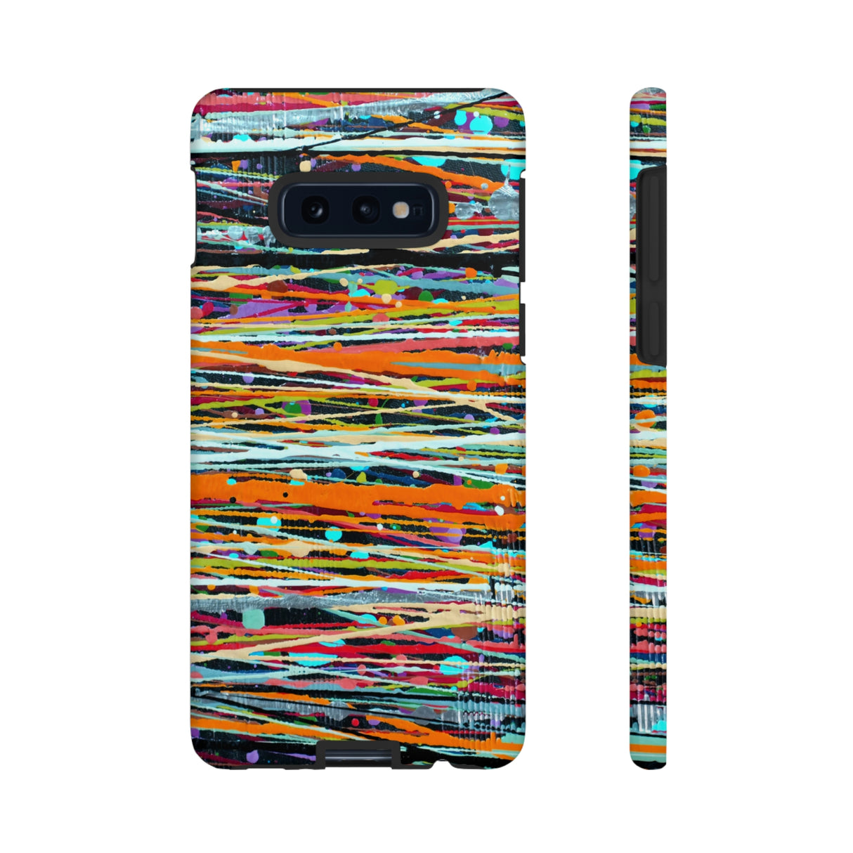 Stripe Art Android Case (Protective) Samsung Galaxy S10E Matte Phone Case