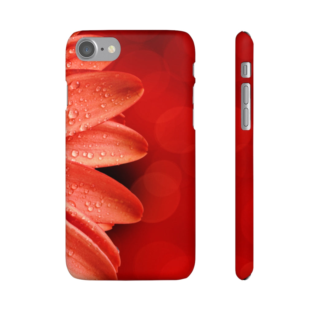 Red Spring Flower Samsung/iPhone (Slim) Phone Case