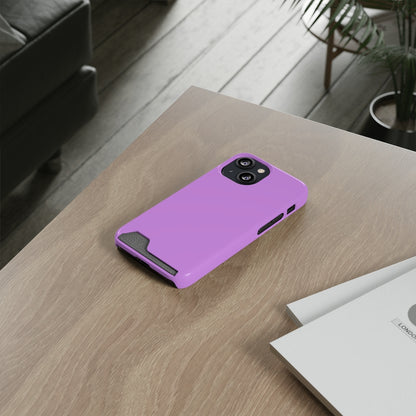 Bright Lilac iPhone Case (Card) Phone Case