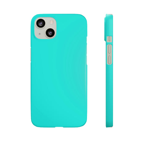 Bright Turquoise iPhone Case (Slim) iPhone 13 Matte Phone Case