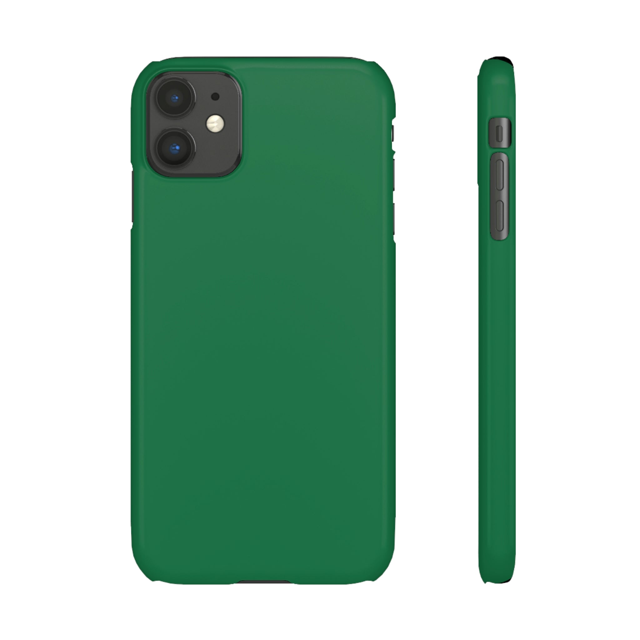 Dark Spring Green iPhone Case (Slim) iPhone 11 Glossy Phone Case