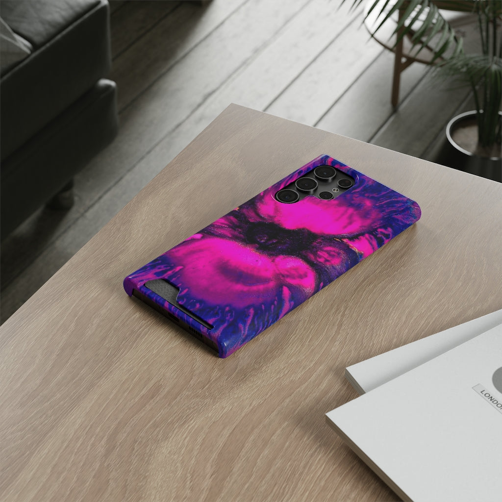 Deep Pink Ink Art Android Case (Card) Phone Case