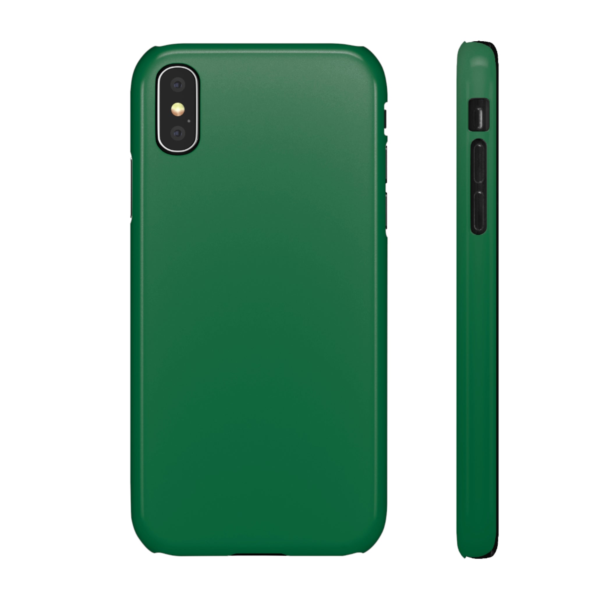 Cadmium Green iPhone Case (Slim) iPhone X Glossy Phone Case