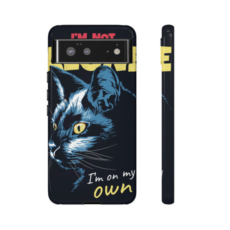 Black Cat Poster Android Case (Protective) Google Pixel 6 Glossy Phone Case