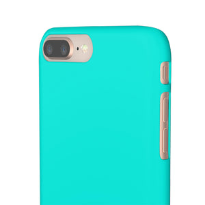 Bright Turquoise iPhone Case (Slim) Phone Case