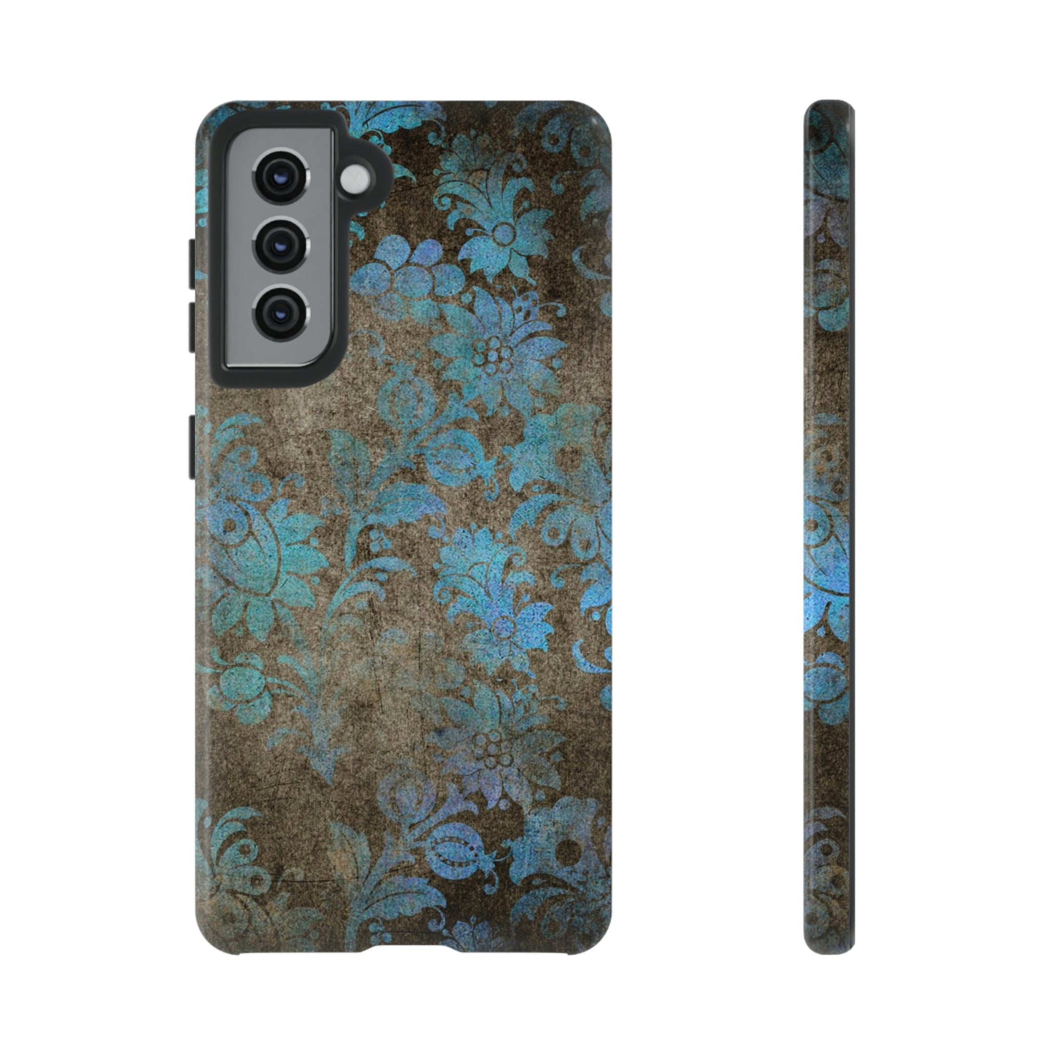 Bigrunge Gothic Flower Samsung Case (Protective) Samsung Galaxy S21 Glossy Phone Case