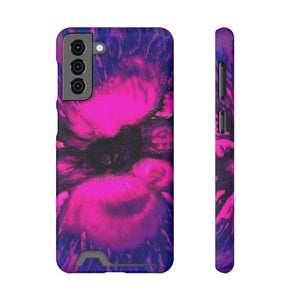 Deep Pink Ink Art Android Case (Card) Samsung Galaxy S21 Plus Matte Without gift packaging Phone Case