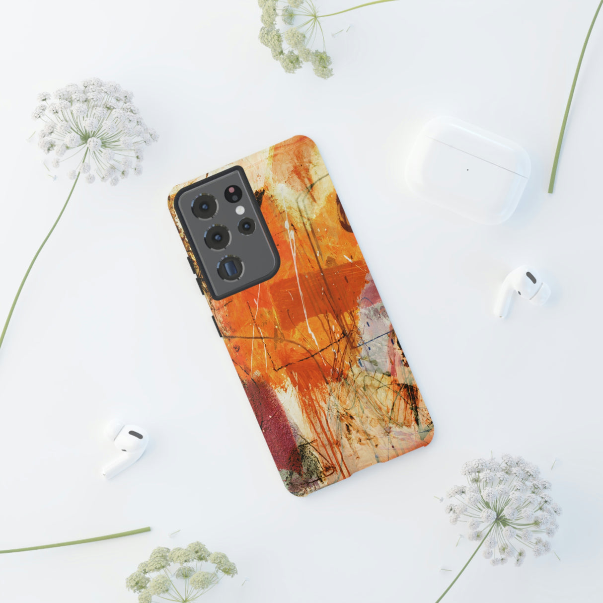 Abstract Orange Art Android Case (Protective) Phone Case