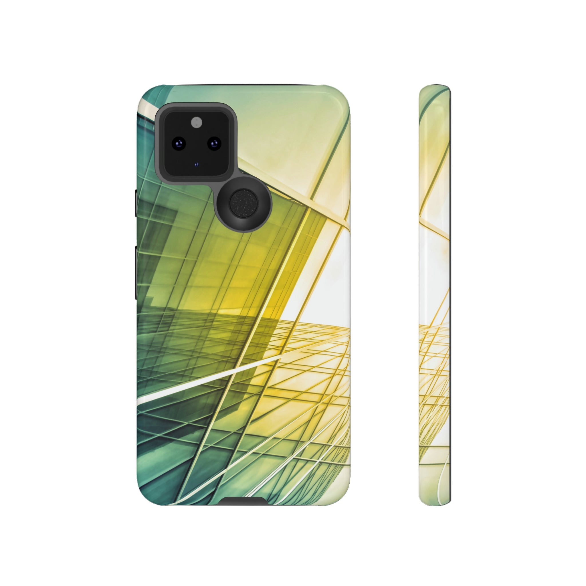 City Lines Android Case (Protective) Google Pixel 5 5G Glossy Phone Case