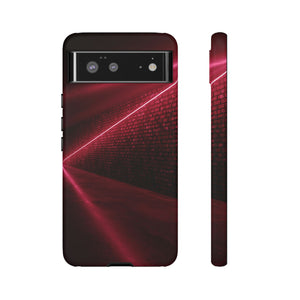 Red Sci Fi Android Case (Protective) Google Pixel 6 Matte Phone Case