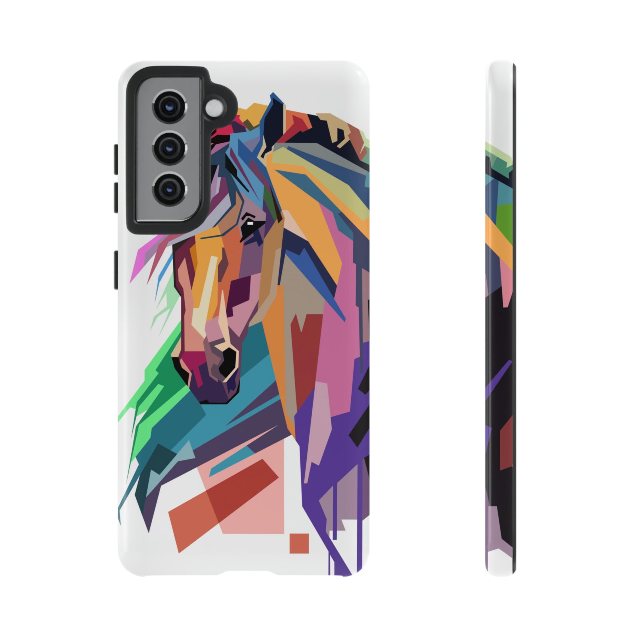 Illustration Horse Android Case (Protective) Samsung Galaxy S21 Glossy Phone Case