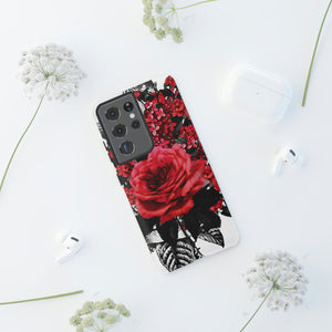 Rola Gothic Flower Samsung Case (Protective) Phone Case