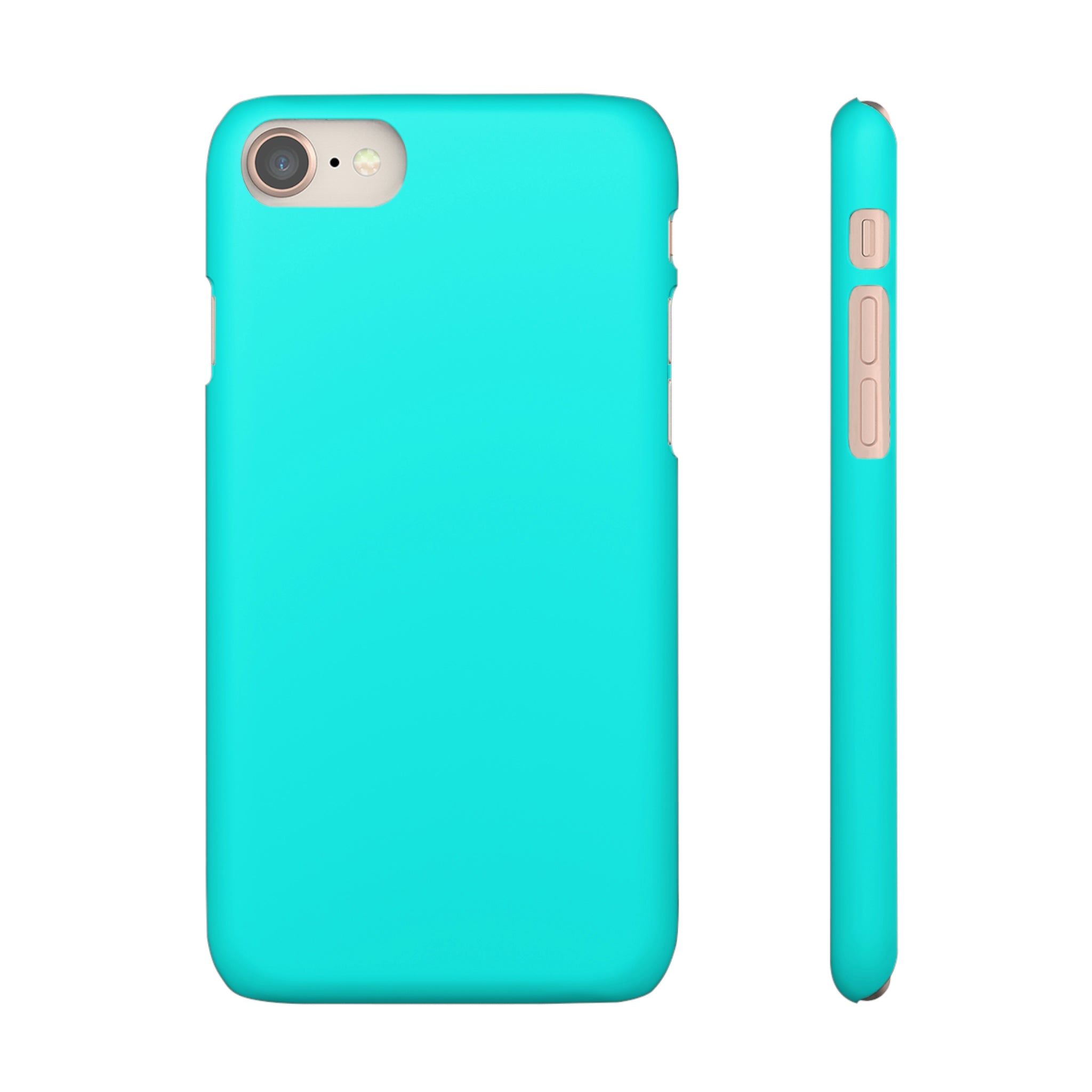 Flourescent Blue iPhone Case (Slim) iPhone 8 Matte Phone Case