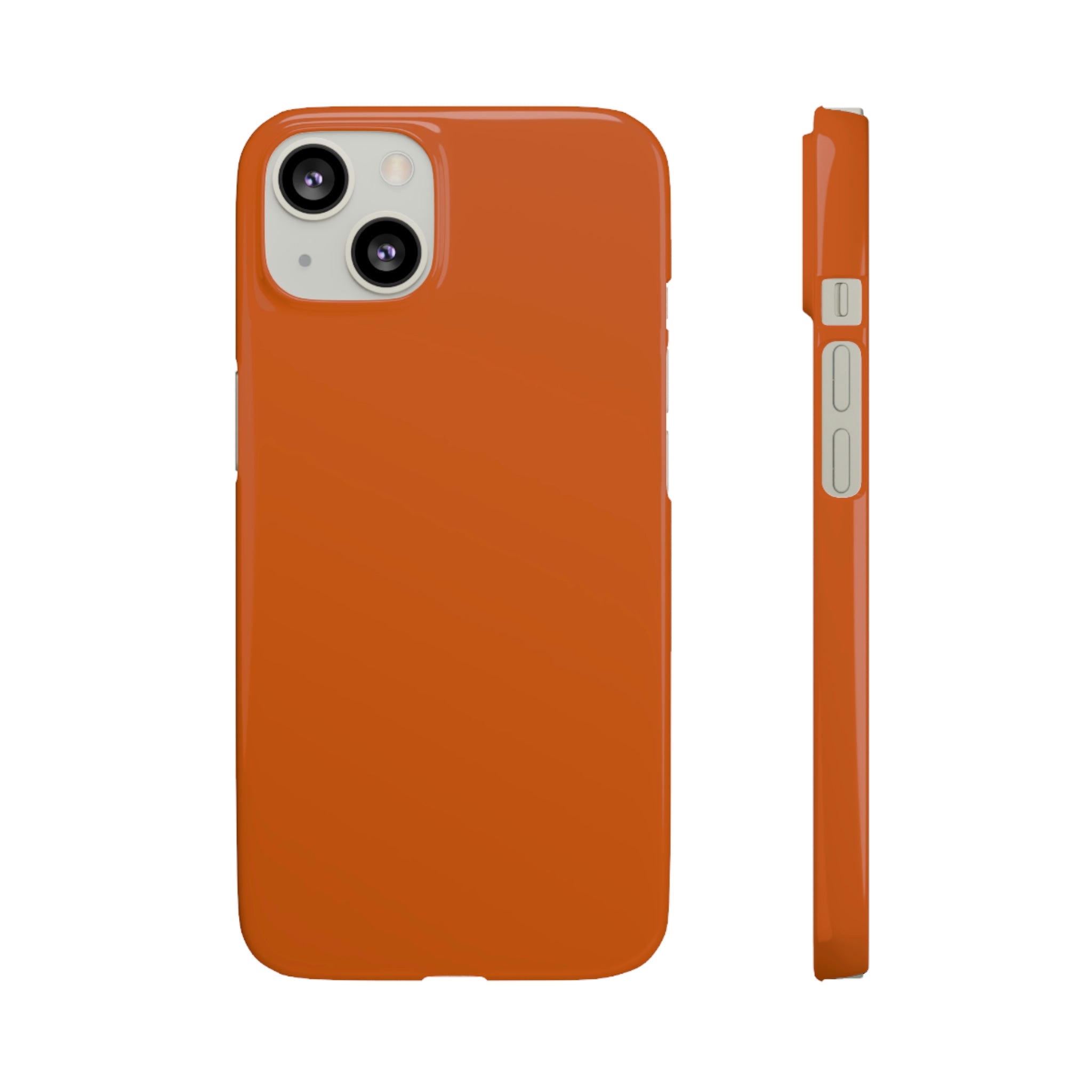 Burnt Orange iPhone Case (Slim) iPhone 13 Glossy Phone Case